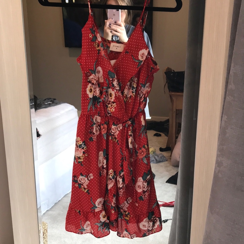 Faux Wrap Dress